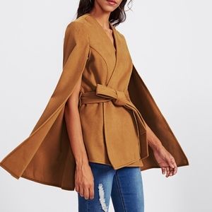 ✨Lily Wrap Cape Coat